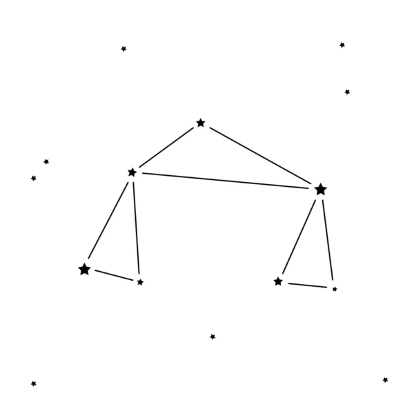 Auswahl-Icon Sternbild Waage für die Personalisierung von Mriella Erinnerungsprodukten.